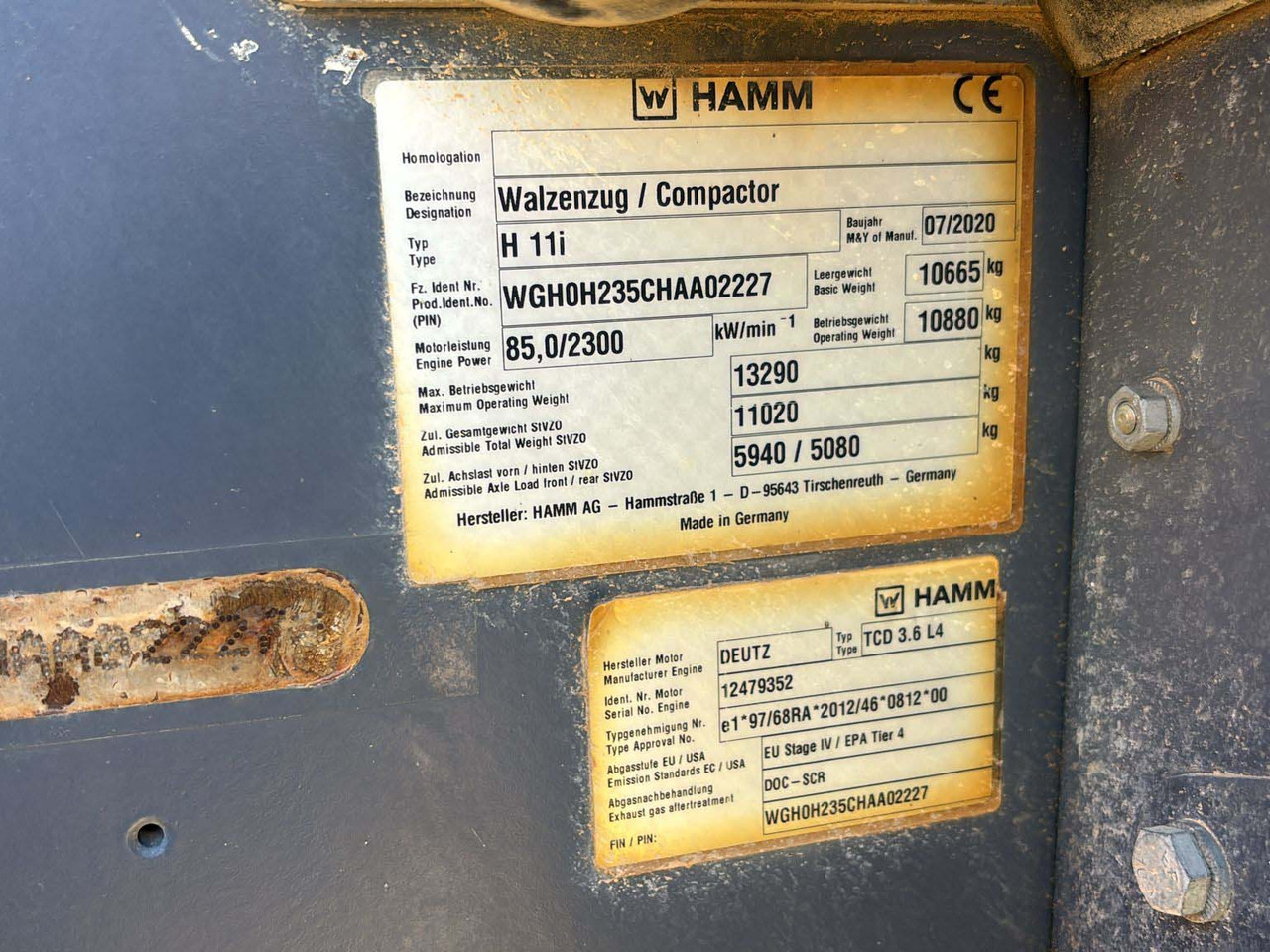 Μίσθωση  HAMM H11i HAMM H11i: φωτογραφία 10