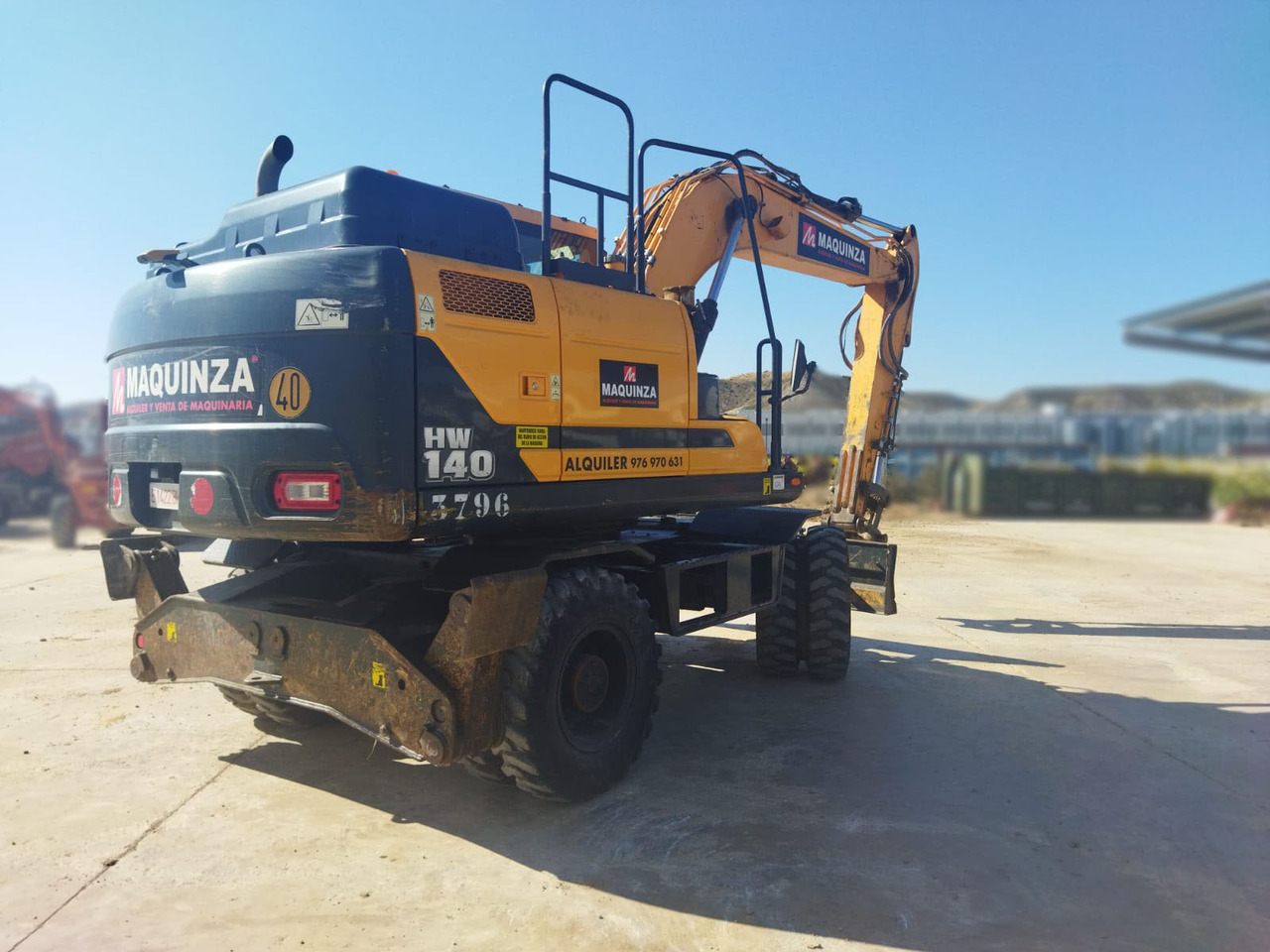 HYUNDAI HW140 - Τροχοφόρος εκσκαφέας: φωτογραφία 2 HYUNDAI HW140 - Τροχοφόρος εκσκαφέας: φωτογραφία 2