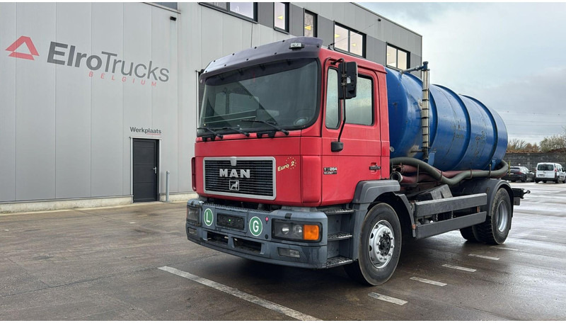MAN 18.264 F2000 (11000L / EURO 2 / MANUAL GEARBOX / 6 CYLINDER) - Όχημα εκκένωσης βόθρων: φωτογραφία 1 MAN 18.264 F2000 (11000L / EURO 2 / MANUAL GEARBOX / 6 CYLINDER) - Όχημα εκκένωσης βόθρων: φωτογραφία 1