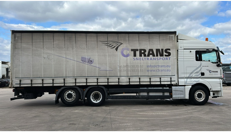 MAN TGX 26.400 (EURO 6 / 6X2 / LIFT / HAYON / BELGIAN TRUCK / GUTE ZUSTAND !! / 8.40 BOX LENGTH) - Φορτηγό μουσαμάς: φωτογραφία 4 MAN TGX 26.400 (EURO 6 / 6X2 / LIFT / HAYON / BELGIAN TRUCK / GUTE ZUSTAND !! / 8.40 BOX LENGTH) - Φορτηγό μουσαμάς: φωτογραφία 4