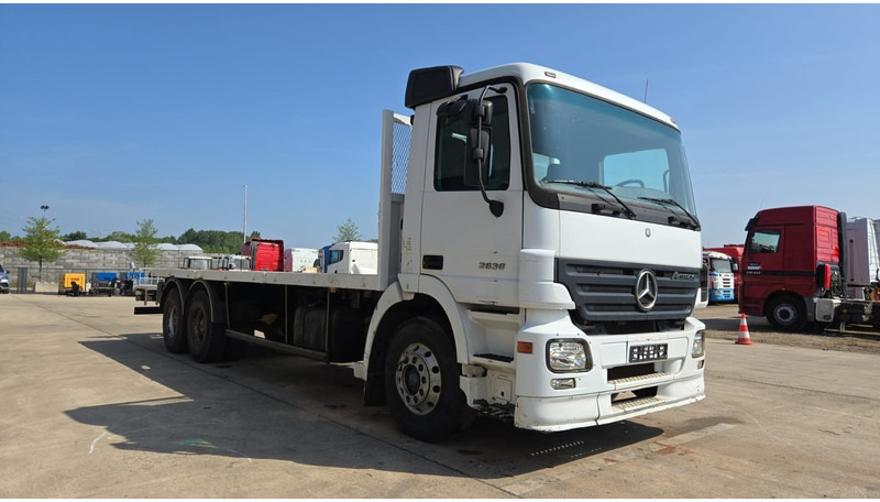 Mercedes-Benz Actros 2636 (6X4 / LAMES / GRAND PONT / MP2 / STEEL SUSP. / BOITE MANUELLE / MANUAL GEARBOX / 9M CHASSIS !!!) - Φορτηγό με ανοιχτή καρότσα: φωτογραφία 3 Mercedes-Benz Actros 2636 (6X4 / LAMES / GRAND PONT / MP2 / STEEL SUSP. / BOITE MANUELLE / MANUAL GEARBOX / 9M CHASSIS !!!) - Φορτηγό με ανοιχτή καρότσα: φωτογραφία 3