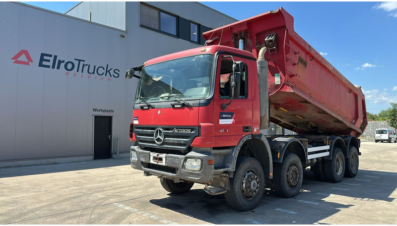 Mercedes-Benz Actros 4141 (8X6 / LAMES / STEEL / BIG AXLE / GRAND PONT / TAMBOURS / MANUAL GETRIEBE / MANUAL GEARBOX) - Φορτηγό ανατρεπόμενο: φωτογραφία 1 Mercedes-Benz Actros 4141 (8X6 / LAMES / STEEL / BIG AXLE / GRAND PONT / TAMBOURS / MANUAL GETRIEBE / MANUAL GEARBOX) - Φορτηγό ανατρεπόμενο: φωτογραφία 1