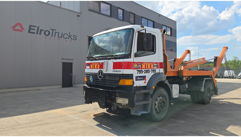 Mercedes-Benz Atego 1823 (BIG AXLE / STEEL SUSP. / LAMES / BOITE MANUELLE / MANUAL GETRIEBE) - Φορτηγό μεταφοράς εμπορευματοκιβωτίων/ Κινητό αμάξωμα: φωτογραφία 1 Mercedes-Benz Atego 1823 (BIG AXLE / STEEL SUSP. / LAMES / BOITE MANUELLE / MANUAL GETRIEBE) - Φορτηγό μεταφοράς εμπορευματοκιβωτίων/ Κινητό αμάξωμα: φωτογραφία 1