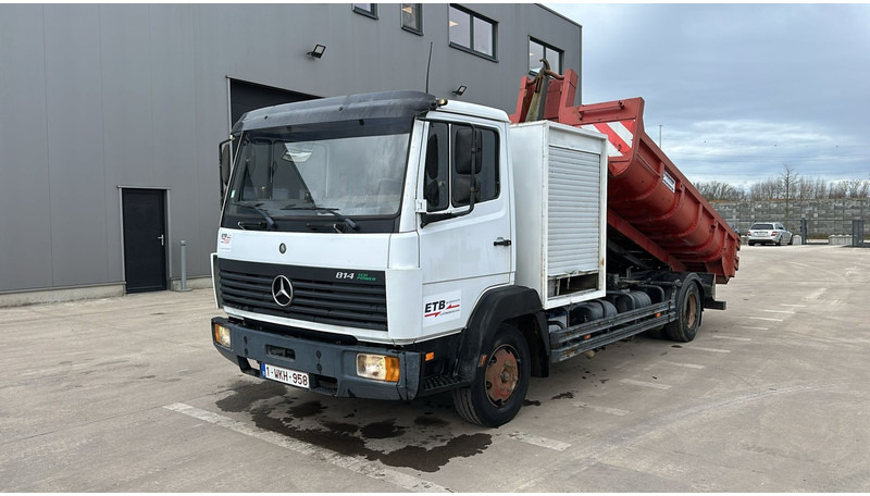 Mercedes-Benz SK 814 (BELGIAN TRUCK / HOOK / PERFECT CONDITION !!! / WITH CONTAINER / 363000 KM !!!! ) - Φορτηγό φόρτωσης γάντζου: φωτογραφία 2 Mercedes-Benz SK 814 (BELGIAN TRUCK / HOOK / PERFECT CONDITION !!! / WITH CONTAINER / 363000 KM !!!! ) - Φορτηγό φόρτωσης γάντζου: φωτογραφία 2