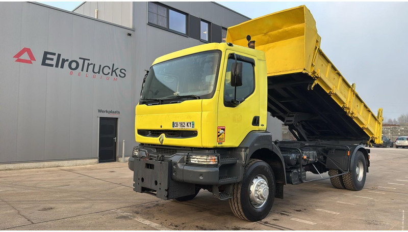 Renault KERAX 340 (4X4 / CAMION FRANCAIS / PARFAIT ETAT / LAMES / BOITE ET POMPE MANUELLE / FRENCH TRUCK) - Φορτηγό ανατρεπόμενο: φωτογραφία 1 Renault KERAX 340 (4X4 / CAMION FRANCAIS / PARFAIT ETAT / LAMES / BOITE ET POMPE MANUELLE / FRENCH TRUCK) - Φορτηγό ανατρεπόμενο: φωτογραφία 1