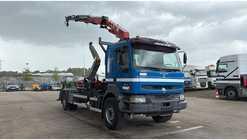Renault KERAX 420 (HMF 1683 K2 / BE TRUCK / LAMES / GRAND PONT / BOITE MANUELLE) - Φορτηγό φόρτωσης γάντζου, Φορτηγό με γερανό: φωτογραφία 4 Renault KERAX 420 (HMF 1683 K2 / BE TRUCK / LAMES / GRAND PONT / BOITE MANUELLE) - Φορτηγό φόρτωσης γάντζου, Φορτηγό με γερανό: φωτογραφία 4
