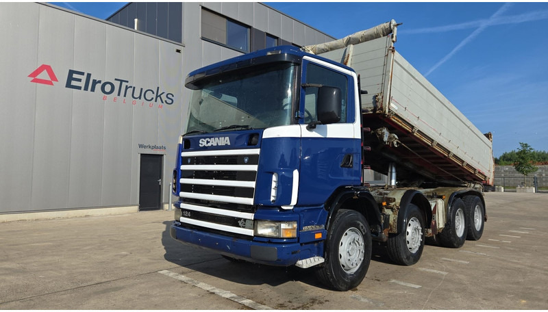 Scania 124-420 (BIG AXLE / GRAND PONT / LAMES / STEEL SUSP. / MANUAL GEARBOX / BOITE MANUELLE) - Φορτηγό ανατρεπόμενο: φωτογραφία 1 Scania 124-420 (BIG AXLE / GRAND PONT / LAMES / STEEL SUSP. / MANUAL GEARBOX / BOITE MANUELLE) - Φορτηγό ανατρεπόμενο: φωτογραφία 1
