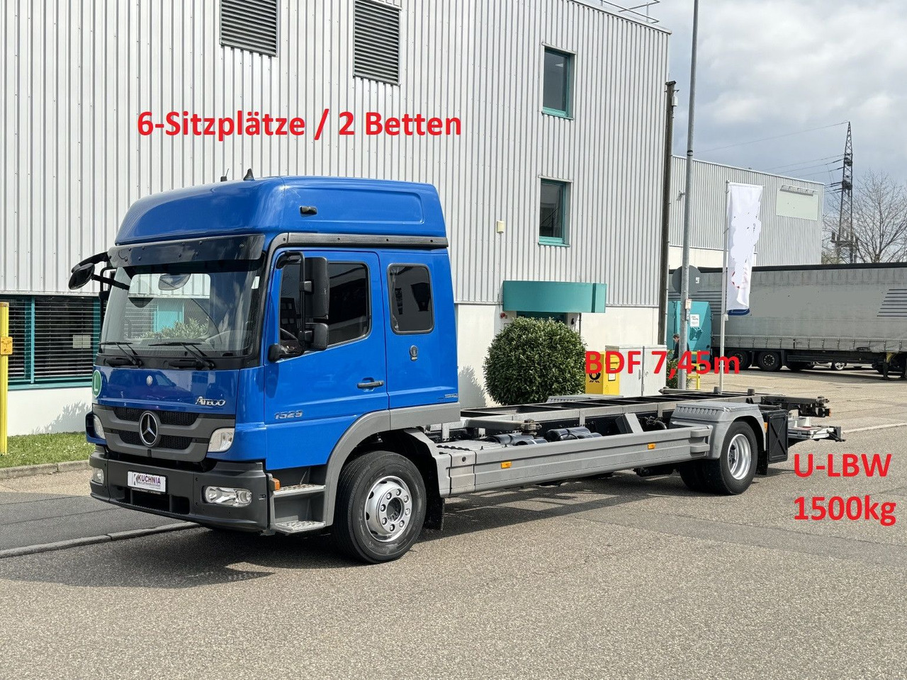 Mercedes-Benz Atego 1529 LL BDF 6-Sitze Umzug u-LBW Gr-Haus - Φορτηγό μεταφοράς εμπορευματοκιβωτίων/ Κινητό αμάξωμα: φωτογραφία 1 Mercedes-Benz Atego 1529 LL BDF 6-Sitze Umzug u-LBW Gr-Haus - Φορτηγό μεταφοράς εμπορευματοκιβωτίων/ Κινητό αμάξωμα: φωτογραφία 1
