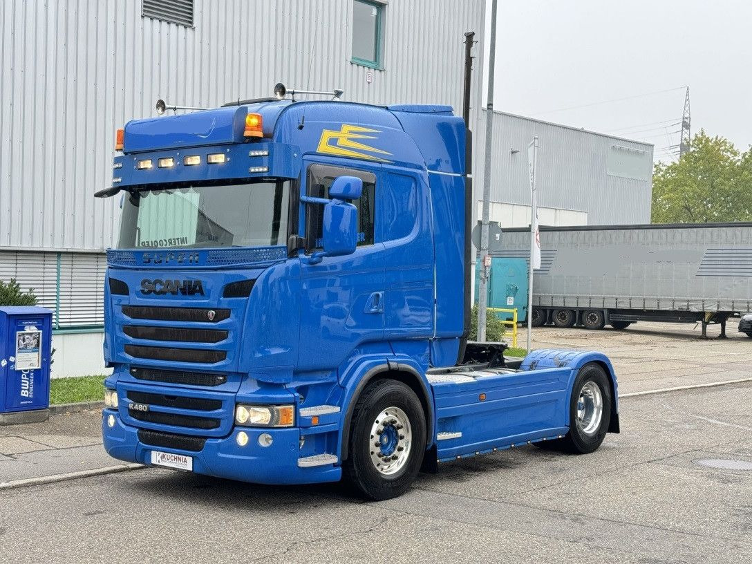 Scania R 480 Retarder Alcoa Schalter TOP Vollluft - Τράκτορας: φωτογραφία 1 Scania R 480 Retarder Alcoa Schalter TOP Vollluft - Τράκτορας: φωτογραφία 1
