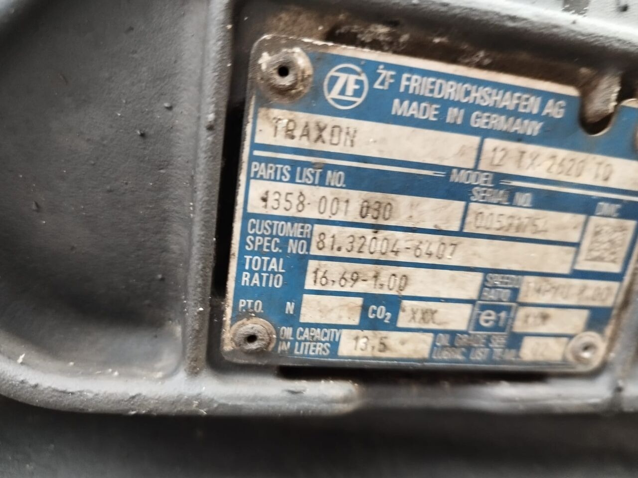 ZF Traxon 12TX2620TD MAN TGX truck - Κιβώτιο ταχυτήτων για Φορτηγό: φωτογραφία 1 ZF Traxon 12TX2620TD MAN TGX truck - Κιβώτιο ταχυτήτων για Φορτηγό: φωτογραφία 1