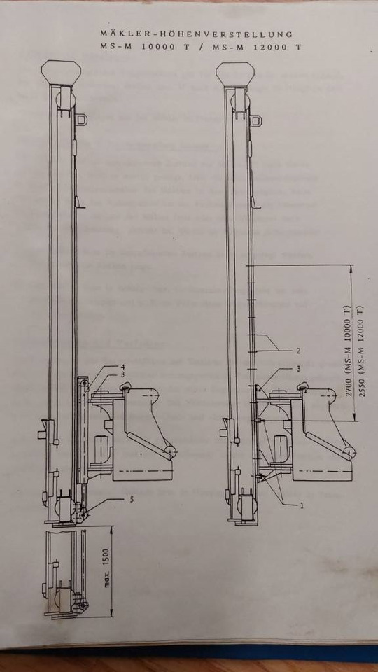 Πασσαλοπήκτης ABI MULLER MS-M12000T SENNEBOGEN SR28T bauer bg rg rtg: φωτογραφία 36