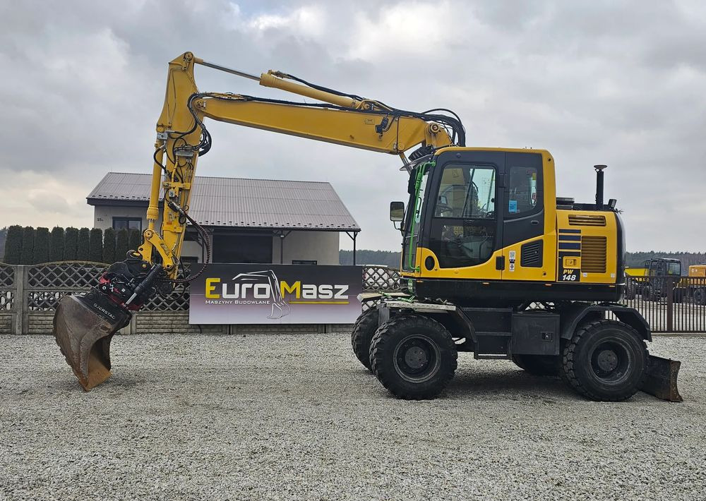 Komatsu PW 148-10, 2016 ROK, SYSTEM LEICA 3D - Τροχοφόρος εκσκαφέας: φωτογραφία 1 Komatsu PW 148-10, 2016 ROK, SYSTEM LEICA 3D - Τροχοφόρος εκσκαφέας: φωτογραφία 1