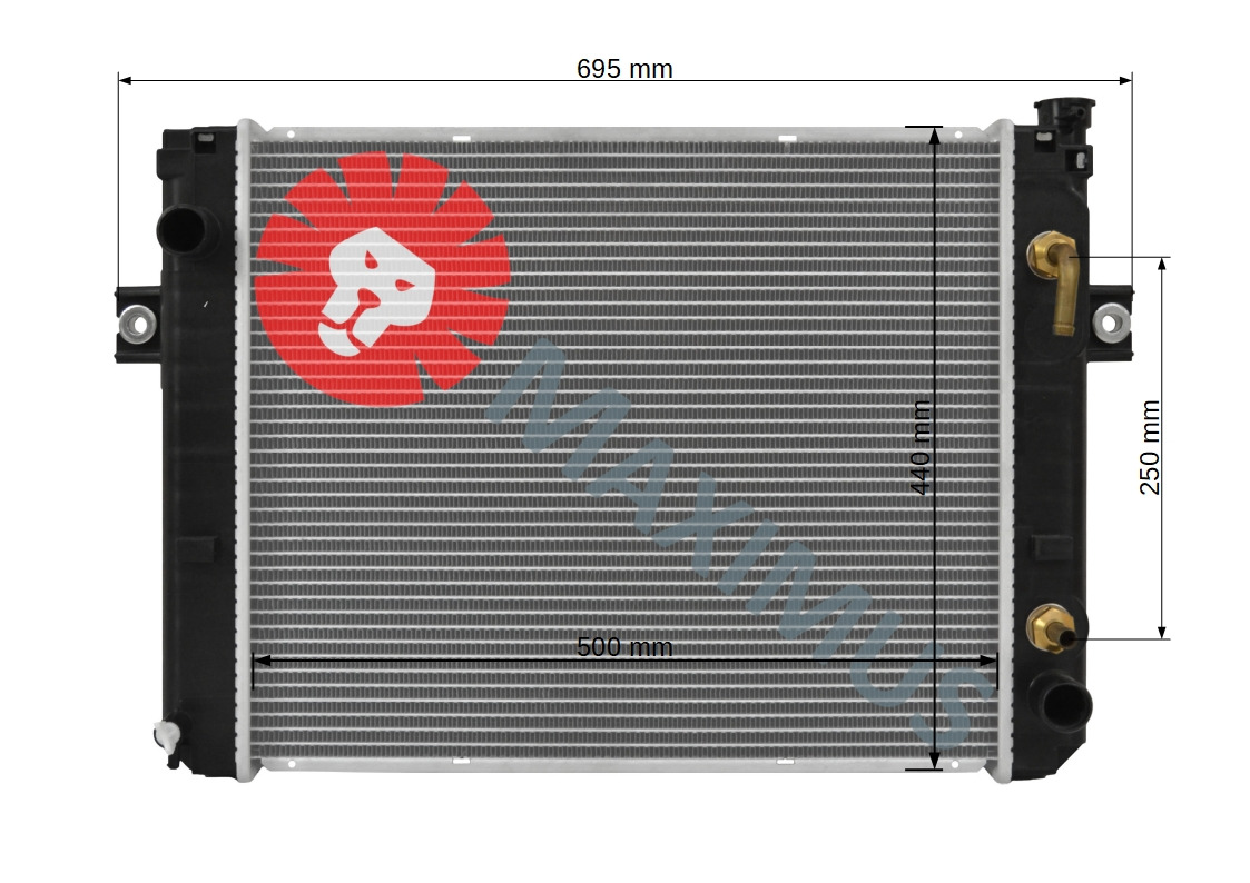 TOYOTA 6FG10 6FG14 6FG15 6FG18 6FD10 6FD14 6FD15 6FD18 - Ψυγείο αυτοκίνητο για Περονοφόρο όχημα: φωτογραφία 2 TOYOTA 6FG10 6FG14 6FG15 6FG18 6FD10 6FD14 6FD15 6FD18 - Ψυγείο αυτοκίνητο για Περονοφόρο όχημα: φωτογραφία 2