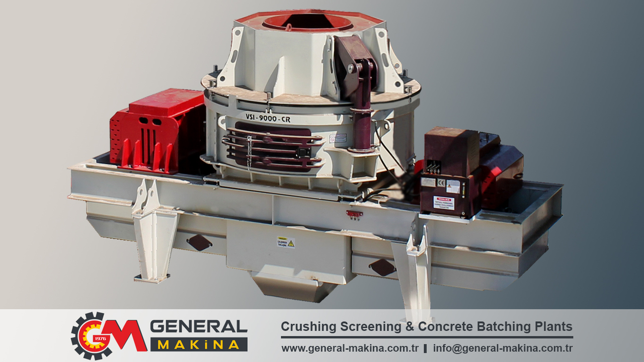 General Makina VSI 900 Vertical Impact Crusher From Turkey - Κρουστικός θραυστήρας: φωτογραφία 5 General Makina VSI 900 Vertical Impact Crusher From Turkey - Κρουστικός θραυστήρας: φωτογραφία 5