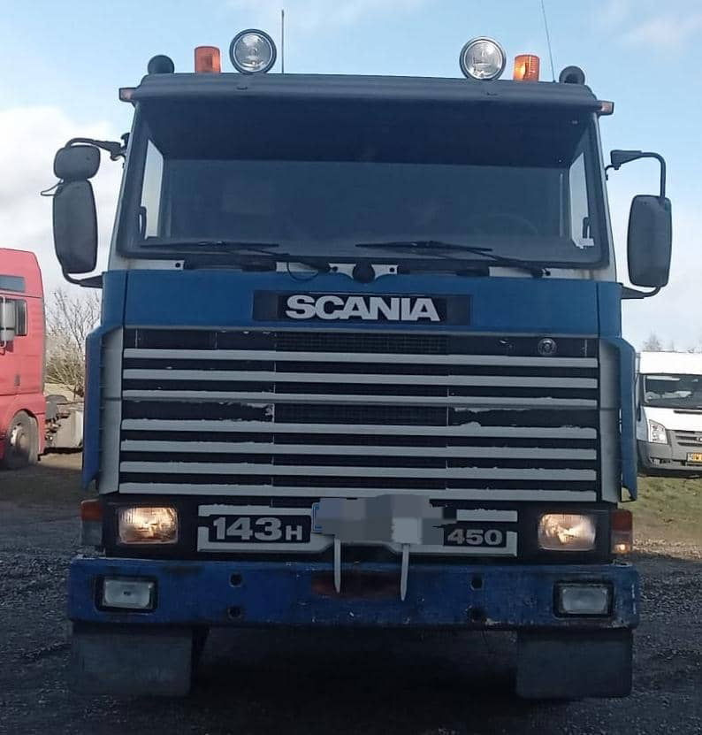 Scania R143-450 V8 Tractor unit with crane - Τράκτορας: φωτογραφία 1 Scania R143-450 V8 Tractor unit with crane - Τράκτορας: φωτογραφία 1
