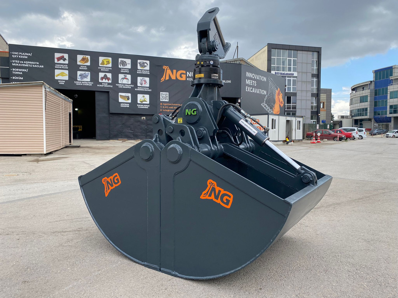 Νέα Κουβάς για Εκσκαφέας HEAVY DUTY ROTATING CLAMSHELL BUCKET - NG ATTACHMENTS: φωτογραφία 19