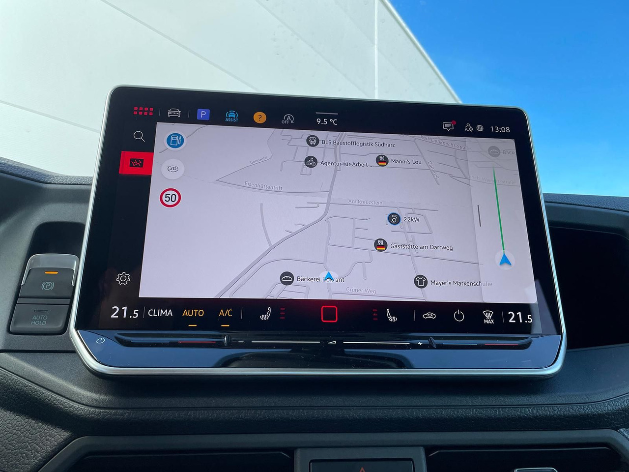 Νέα Μικρό φορτηγό με καρότσα, Διπλοκάμπινο ελαφρύ επαγγελματικό MAN TGE 3.180 Pritsche DOKA LR 4x4 ACC LED DIFF-SPER: φωτογραφία 19