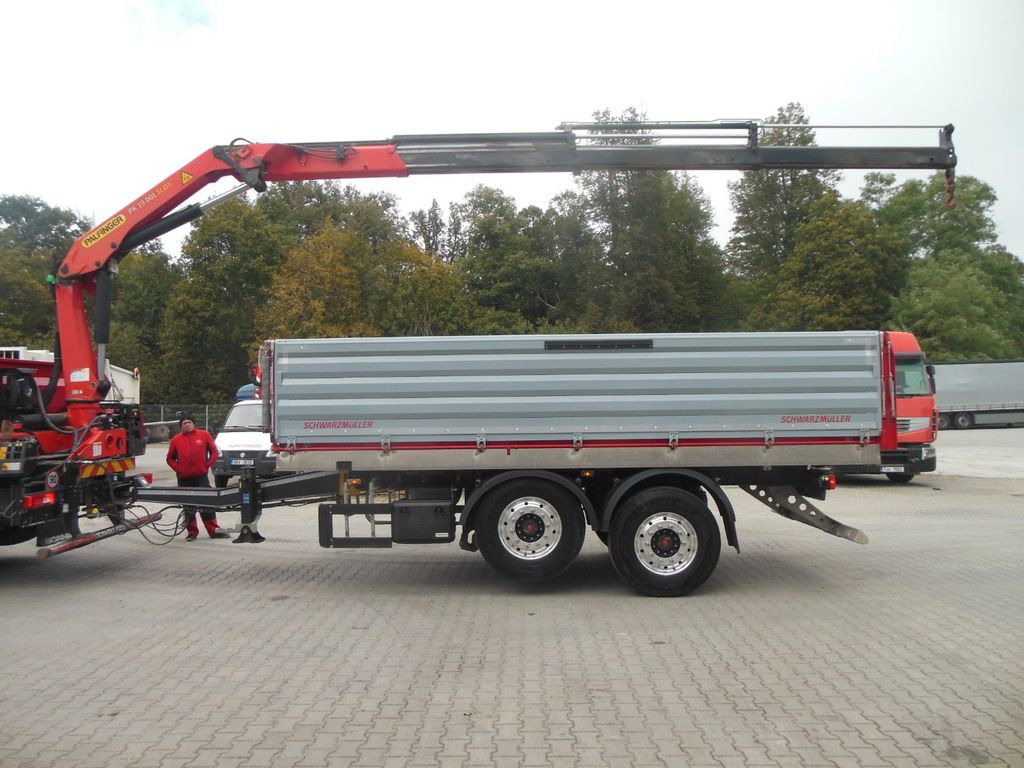 Φορτηγό ανατρεπόμενο, Φορτηγό με γερανό Scania R 580,8X4,KIPPER,BORDMATIC,PALFINGER PK 19.001: φωτογραφία 17