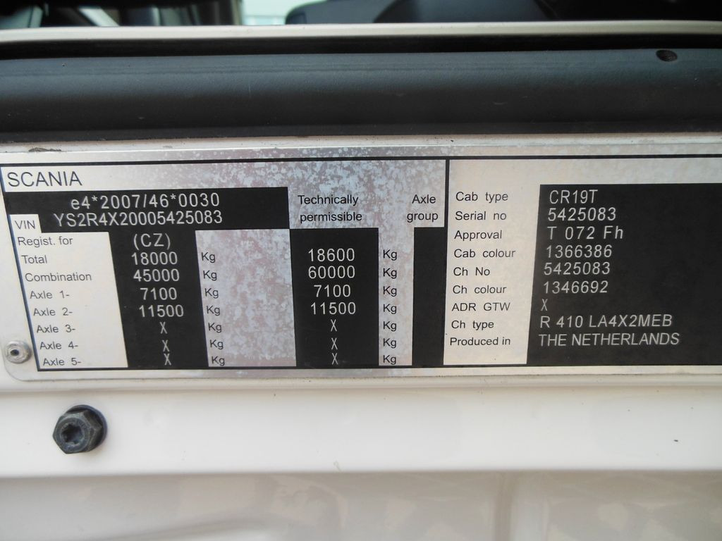 Τράκτορας Scania R410, LOWDECK, RETARDER, TOP STAND Scania R410, LOWDECK, RETARDER, TOP STAND: φωτογραφία 18