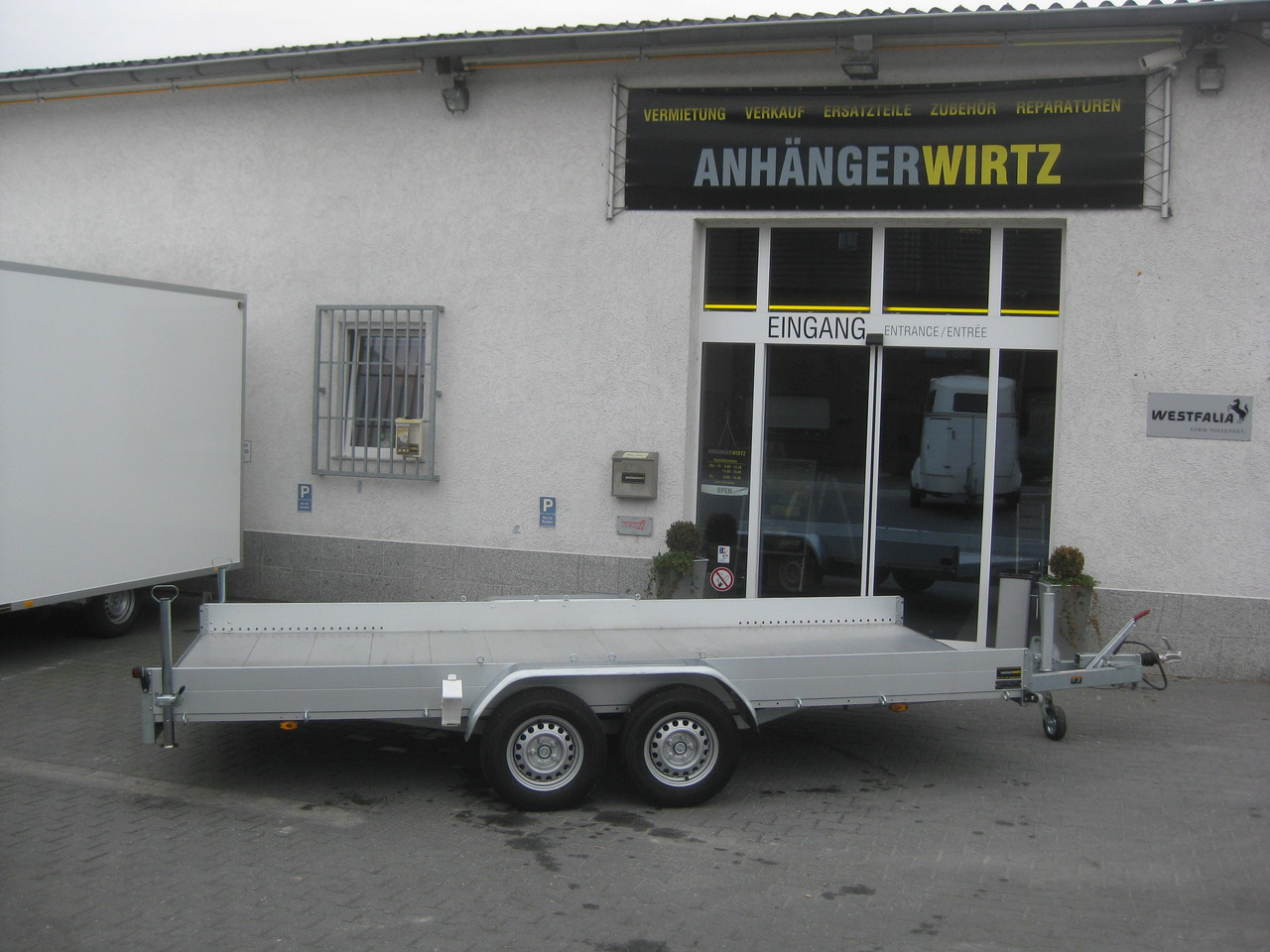 Anssems Transporter AMT 2500 440x190x18cm Aluboden Alurampen Seilwinde 2500kg Modell 22 - Τρέιλερ πλατφόρμα/ Καρότσα: φωτογραφία 4 Anssems Transporter AMT 2500 440x190x18cm Aluboden Alurampen Seilwinde 2500kg Modell 22 - Τρέιλερ πλατφόρμα/ Καρότσα: φωτογραφία 4
