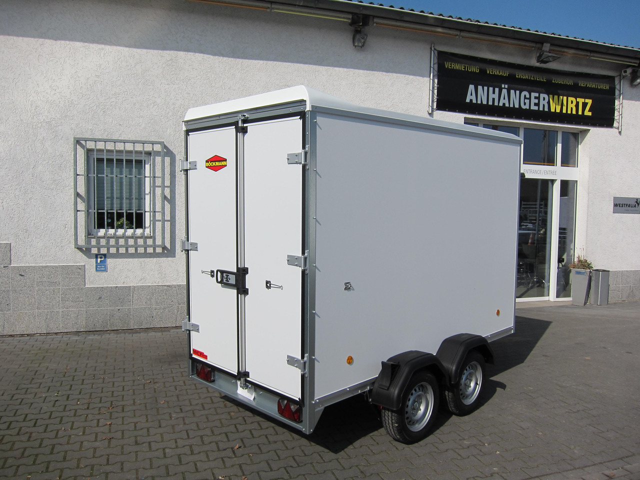 Böckmann Koffer KT 3015/20 H weiß 301x150x202cm (M) 2000kg WCF 100 km/H - Ρυμούλκα κόφα: φωτογραφία 3 Böckmann Koffer KT 3015/20 H weiß 301x150x202cm (M) 2000kg WCF 100 km/H - Ρυμούλκα κόφα: φωτογραφία 3