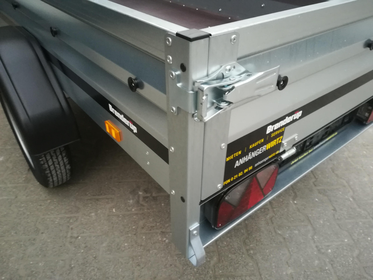 Ρυμούλκες αυτοκίνητο Brenderup 1205 S UB 750 Klappdeichsel Anhänger 204x116x35cm (XS) 750kg Modell 2024: φωτογραφία 10