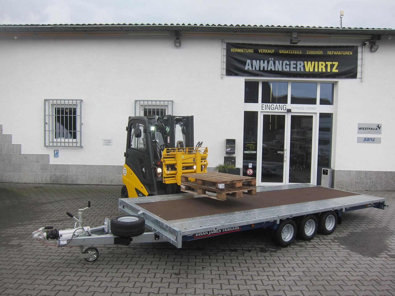 Brian James Trailer CarGO Connect 500x225cm Plateau Tridem 10" 3500kg 22 - Τρέιλερ πλατφόρμα/ Καρότσα: φωτογραφία 4 Brian James Trailer CarGO Connect 500x225cm Plateau Tridem 10" 3500kg 22 - Τρέιλερ πλατφόρμα/ Καρότσα: φωτογραφία 4