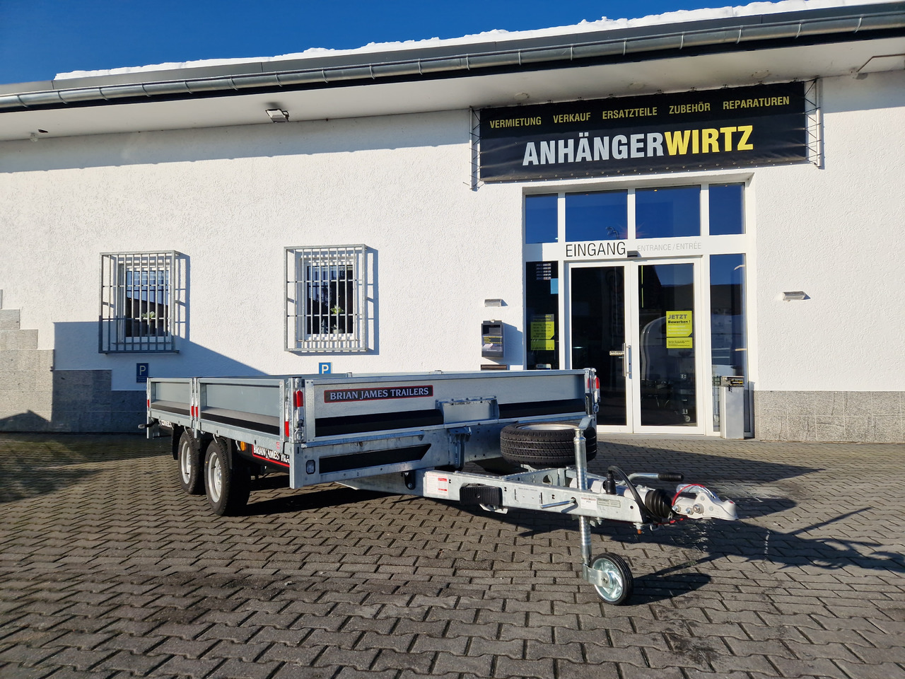 Brian James Trailer Connect 360x215x30cm Blackline Bordwände LED 12" (L) 3500kg - Τρέιλερ πλατφόρμα/ Καρότσα: φωτογραφία 4 Brian James Trailer Connect 360x215x30cm Blackline Bordwände LED 12" (L) 3500kg - Τρέιλερ πλατφόρμα/ Καρότσα: φωτογραφία 4