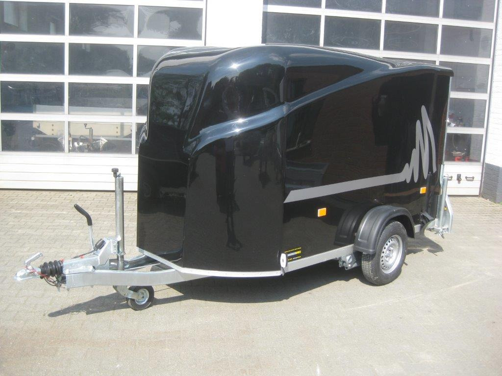 Debon Cargo 1300 300x152x168cm black aerodynamik Pullman II 100km/H 1300kg Modell 2024 - Ρυμούλκα κόφα: φωτογραφία 2 Debon Cargo 1300 300x152x168cm black aerodynamik Pullman II 100km/H 1300kg Modell 2024 - Ρυμούλκα κόφα: φωτογραφία 2