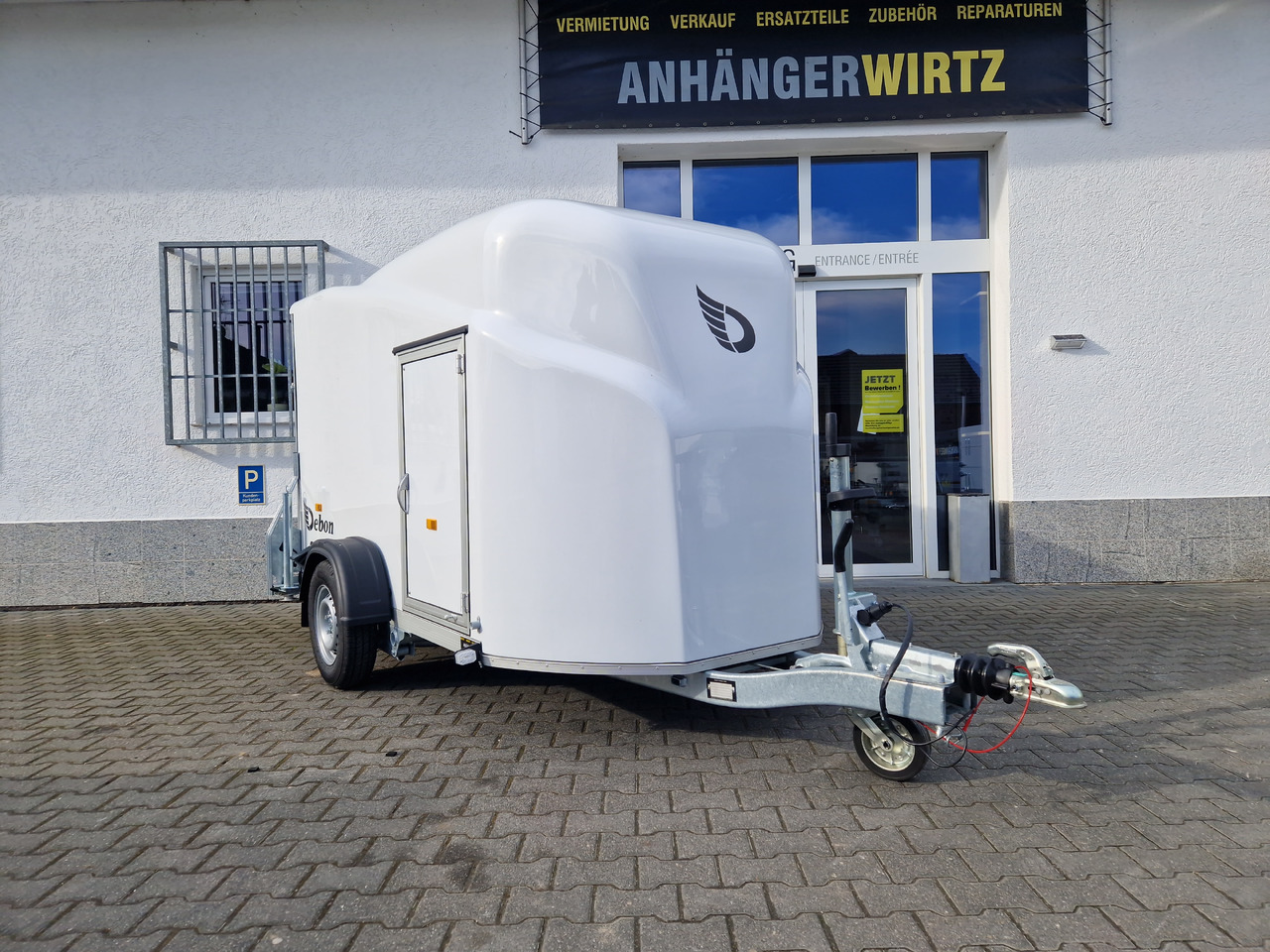 Debon Cargo 1300 300x152x168cm white Seitentür Pullman II 100km/H 1300kg Modell 2025 - Ρυμούλκα κόφα: φωτογραφία 1 Debon Cargo 1300 300x152x168cm white Seitentür Pullman II 100km/H 1300kg Modell 2025 - Ρυμούλκα κόφα: φωτογραφία 1