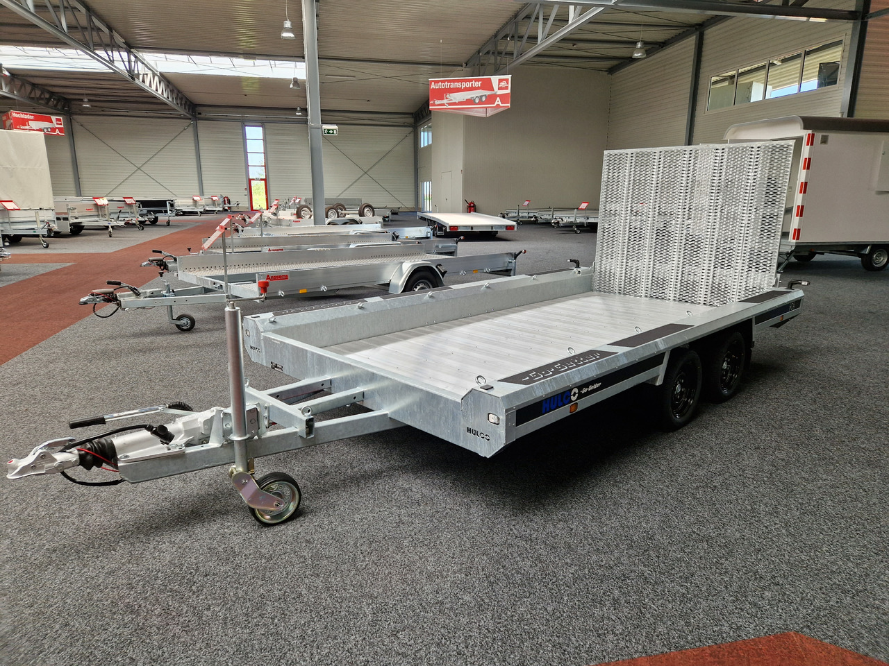 HULCO TERRAX-2 Go Getter Aluboden 394x180x27cm Ladeklamppe 150cm LED 3500kg - Τρέιλερ μεταφοράς μηχανημάτων: φωτογραφία 1 HULCO TERRAX-2 Go Getter Aluboden 394x180x27cm Ladeklamppe 150cm LED 3500kg - Τρέιλερ μεταφοράς μηχανημάτων: φωτογραφία 1