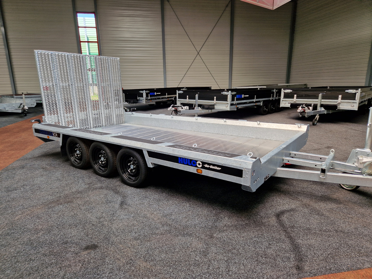 HULCO TERRAX-3 Go Getter Aluboden 394x180x27cm Heckrampe 150cm LED Tridem 3500kg - Τρέιλερ μεταφοράς μηχανημάτων: φωτογραφία 1 HULCO TERRAX-3 Go Getter Aluboden 394x180x27cm Heckrampe 150cm LED Tridem 3500kg - Τρέιλερ μεταφοράς μηχανημάτων: φωτογραφία 1