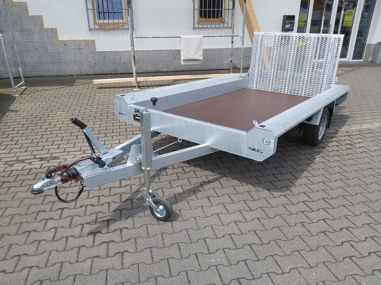 HULCO TERRAX Basic 294x150x27cm Heckrampe 100cm (M) 12" 1500kg - Τρέιλερ μεταφοράς μηχανημάτων: φωτογραφία 3 HULCO TERRAX Basic 294x150x27cm Heckrampe 100cm (M) 12" 1500kg - Τρέιλερ μεταφοράς μηχανημάτων: φωτογραφία 3