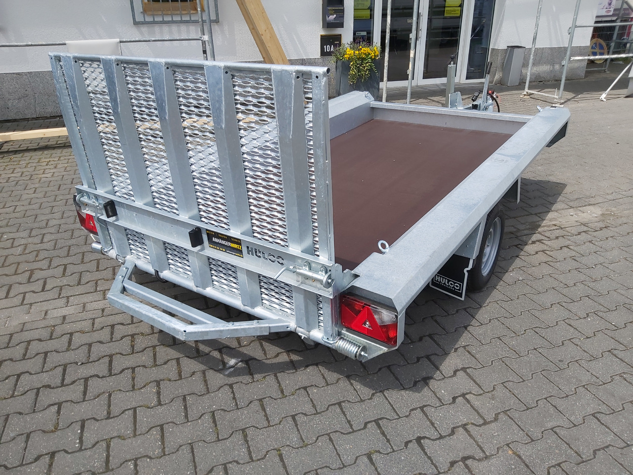 HULCO TERRAX Basic 294x150x27cm Heckrampe 100cm (M) 12" 1500kg - Τρέιλερ μεταφοράς μηχανημάτων: φωτογραφία 2 HULCO TERRAX Basic 294x150x27cm Heckrampe 100cm (M) 12" 1500kg - Τρέιλερ μεταφοράς μηχανημάτων: φωτογραφία 2