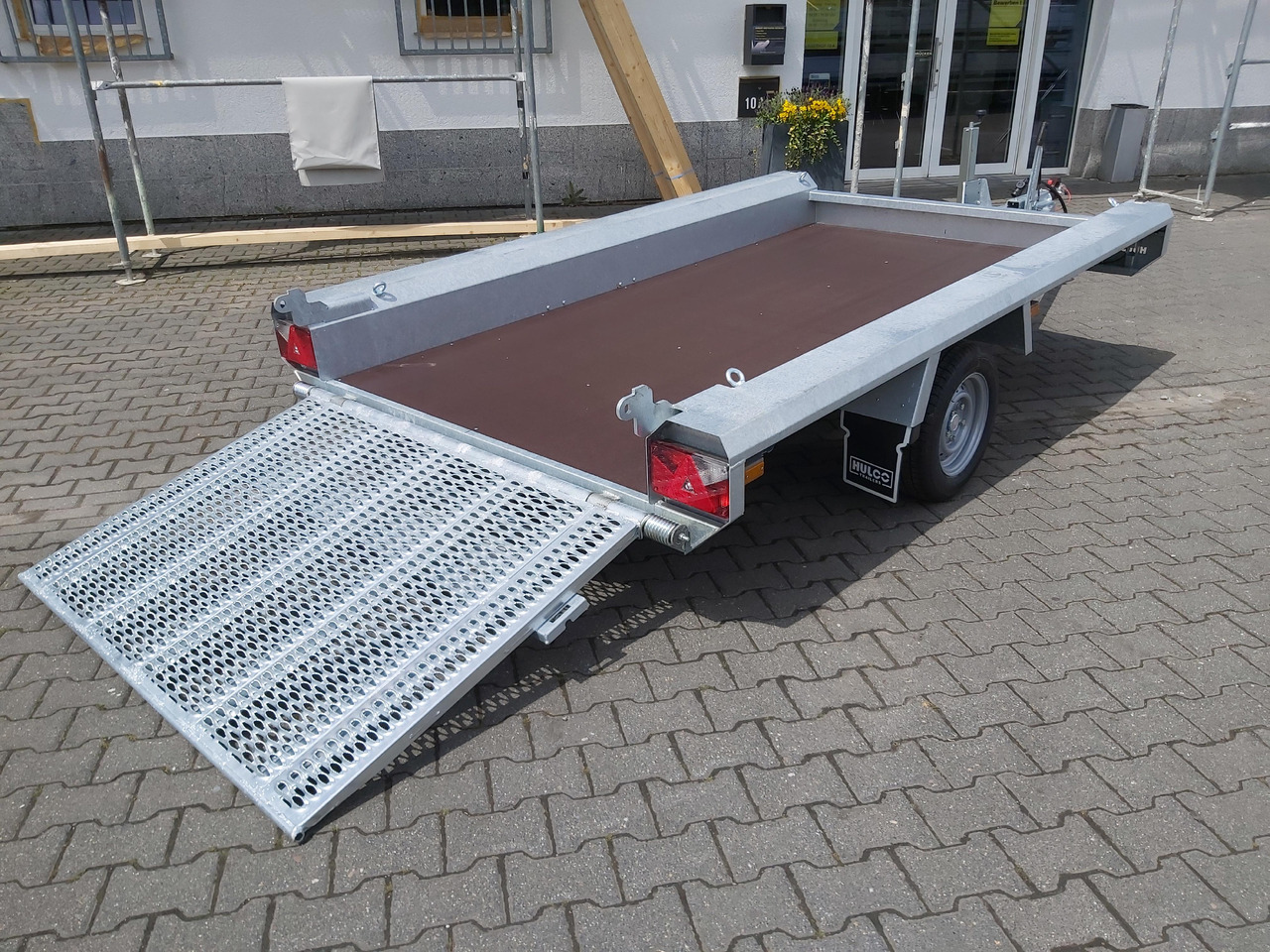 HULCO TERRAX Basic 294x150x27cm Heckrampe 100cm (M) 12" 1800kg - Τρέιλερ μεταφοράς μηχανημάτων: φωτογραφία 1 HULCO TERRAX Basic 294x150x27cm Heckrampe 100cm (M) 12" 1800kg - Τρέιλερ μεταφοράς μηχανημάτων: φωτογραφία 1
