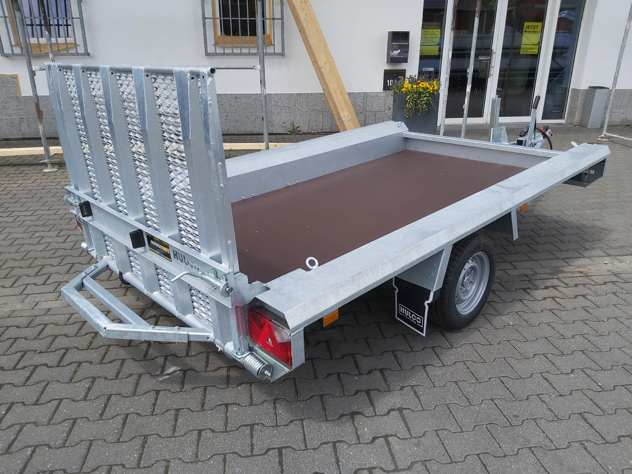 HULCO TERRAX Basic 294x150x27cm Heckrampe 100cm (M) 12" 1800kg - Τρέιλερ μεταφοράς μηχανημάτων: φωτογραφία 4 HULCO TERRAX Basic 294x150x27cm Heckrampe 100cm (M) 12" 1800kg - Τρέιλερ μεταφοράς μηχανημάτων: φωτογραφία 4