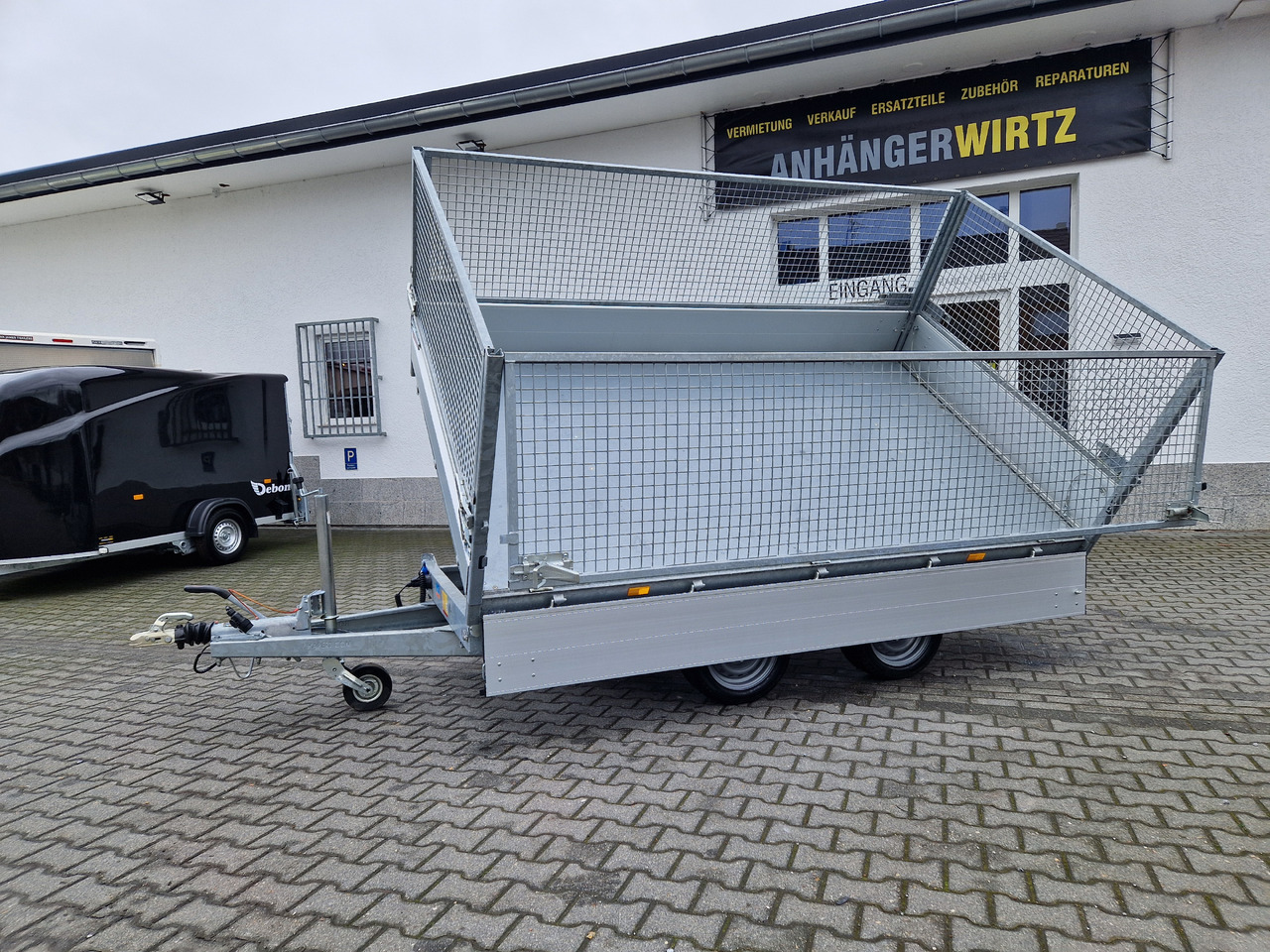 Hapert COBALT HM-2 305x180x30cm Elektro & Laubgitter 2700kg - Ρυμούλκα ανατρεπόμενο: φωτογραφία 1 Hapert COBALT HM-2 305x180x30cm Elektro & Laubgitter 2700kg - Ρυμούλκα ανατρεπόμενο: φωτογραφία 1