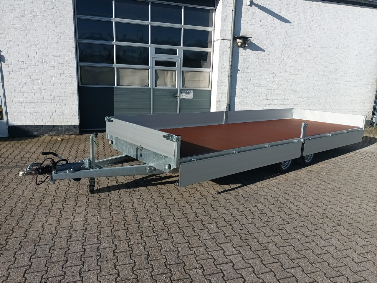 Hochlader 606x200x30cm 13" niedrig Fahrgestell Lfh: 63cm (XXXL) 3500kg - Τρέιλερ πλατφόρμα/ Καρότσα: φωτογραφία 4 Hochlader 606x200x30cm 13" niedrig Fahrgestell Lfh: 63cm (XXXL) 3500kg - Τρέιλερ πλατφόρμα/ Καρότσα: φωτογραφία 4