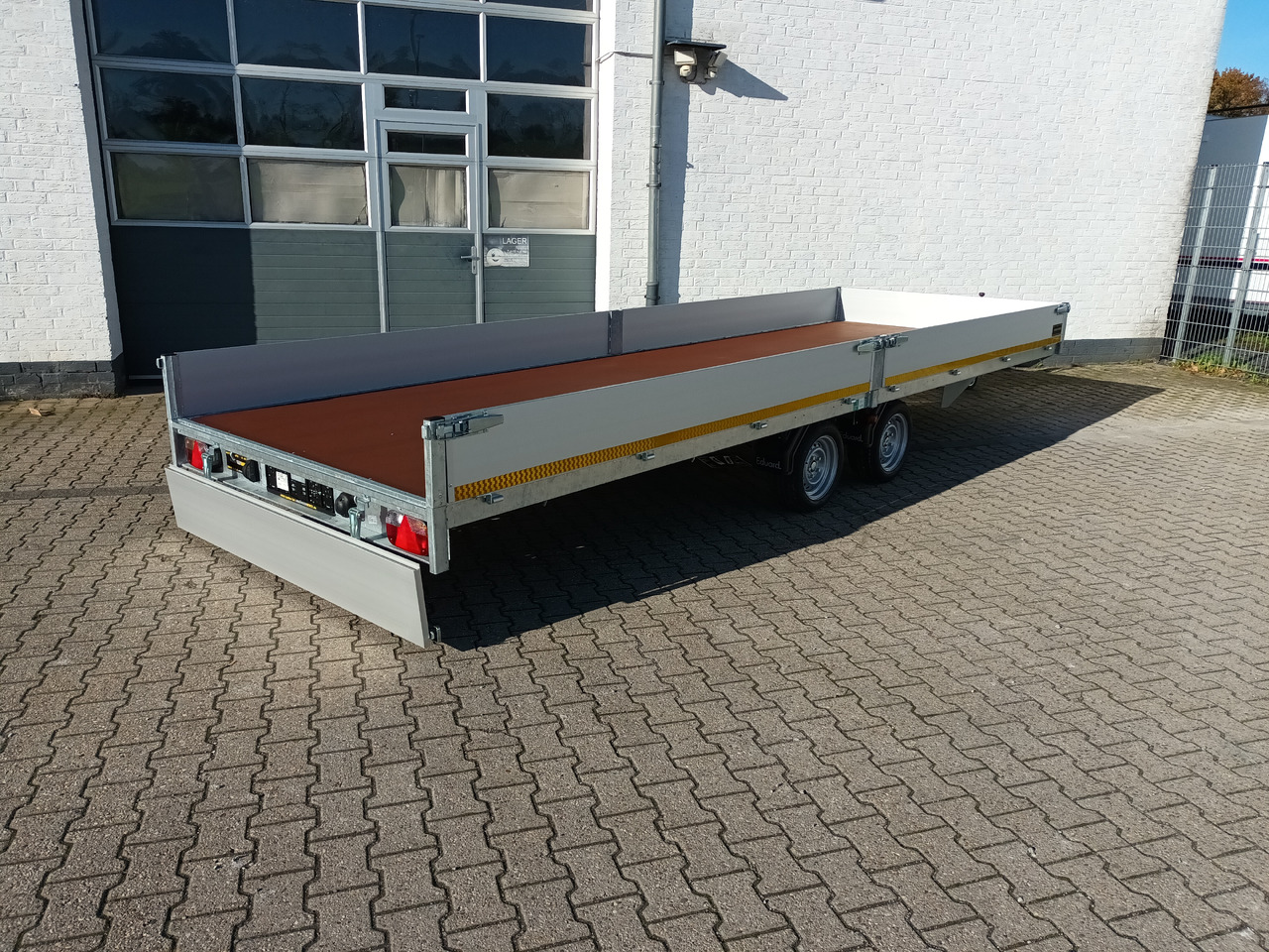Hochlader 606x200x30cm 13" niedrig Fahrgestell Lfh: 63cm (XXXL) 3500kg - Τρέιλερ πλατφόρμα/ Καρότσα: φωτογραφία 5 Hochlader 606x200x30cm 13" niedrig Fahrgestell Lfh: 63cm (XXXL) 3500kg - Τρέιλερ πλατφόρμα/ Καρότσα: φωτογραφία 5