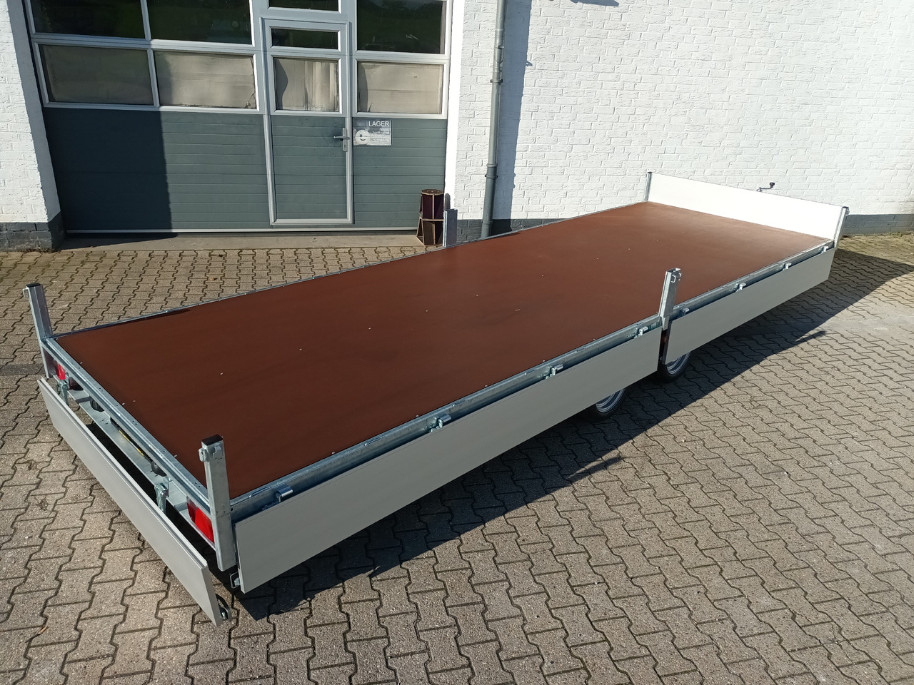 Hochlader 606x200x30cm 13" niedrig Fahrgestell Lfh: 63cm (XXXL) 3500kg - Τρέιλερ πλατφόρμα/ Καρότσα: φωτογραφία 3 Hochlader 606x200x30cm 13" niedrig Fahrgestell Lfh: 63cm (XXXL) 3500kg - Τρέιλερ πλατφόρμα/ Καρότσα: φωτογραφία 3
