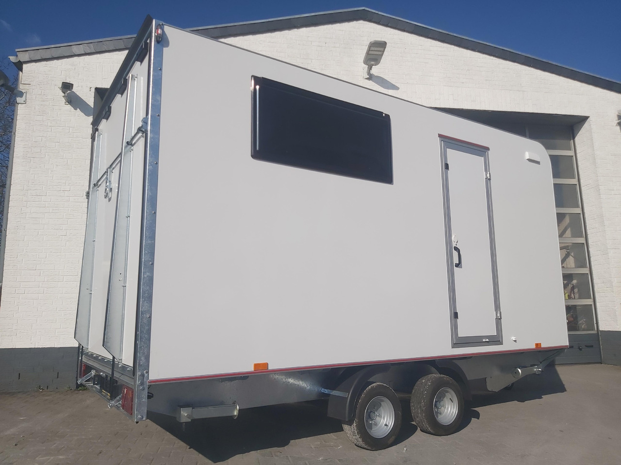 Ρυμούλκα κόφα Hochlader Koffer TFSP 420T.01 420x200x210cm Heckrampe Seitentür 2 Fenster+ DL 230V IL 2700kg 100km/H: φωτογραφία 9