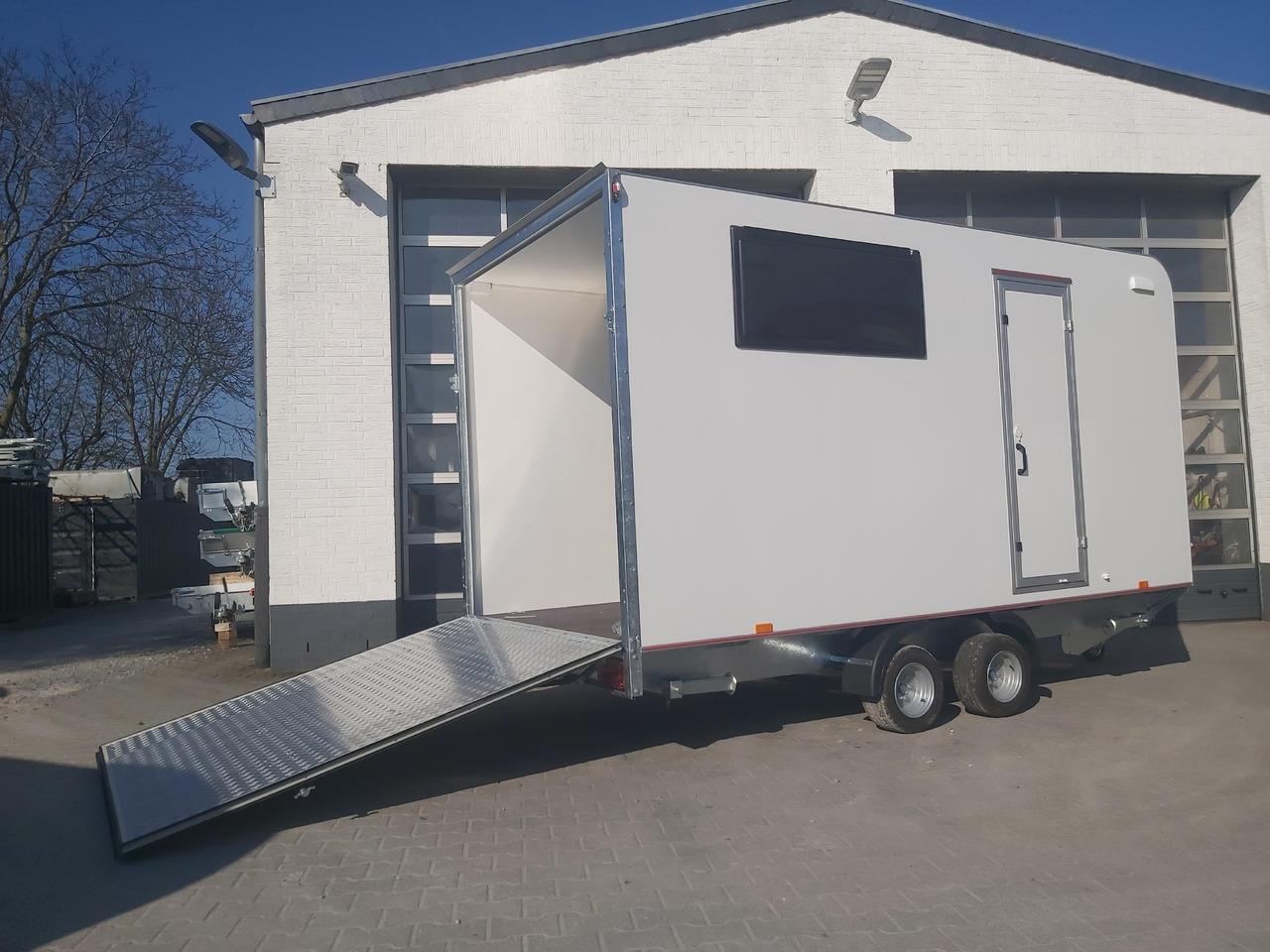 Ρυμούλκα κόφα Hochlader Koffer TFSP 420T.01 420x200x210cm Heckrampe Seitentür 2 Fenster+ DL 230V IL 2700kg 100km/H: φωτογραφία 10