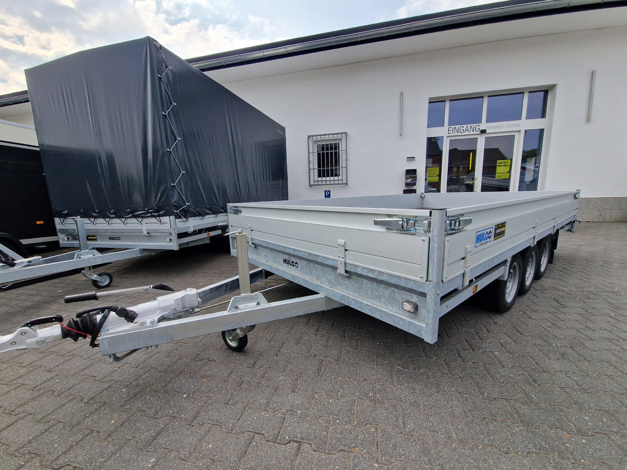 Τρέιλερ πλατφόρμα/ Καρότσα MEDAX - 3 3500 405x223x30cm Tridem 12" niedrig Fahrwerk (XL) 3500kg: φωτογραφία 8