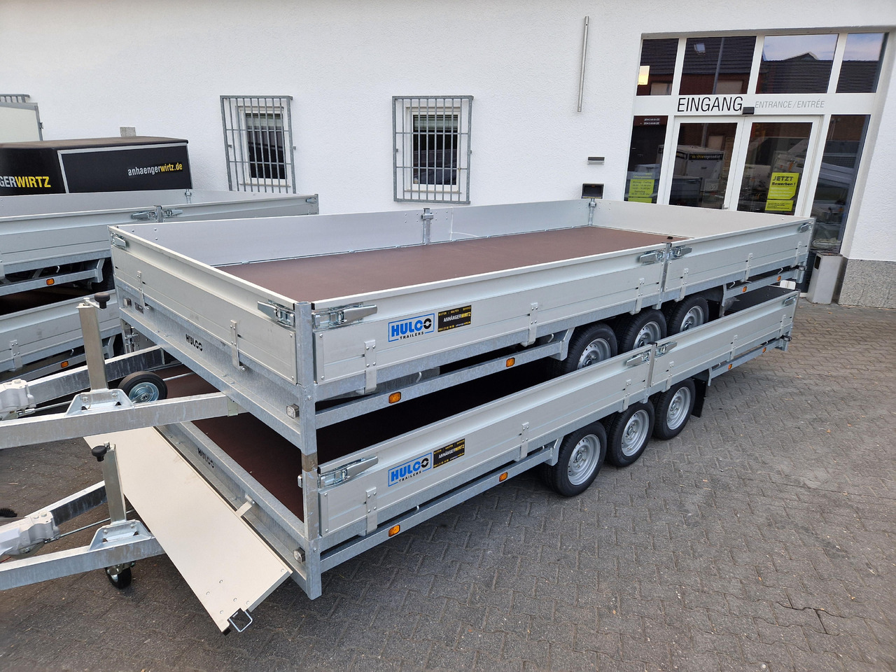MEDAX - 3 3500 502x223x30cm Tridem 12" niedrig Fahrwerk (XXL) 3500kg - Τρέιλερ πλατφόρμα/ Καρότσα: φωτογραφία 3 MEDAX - 3 3500 502x223x30cm Tridem 12" niedrig Fahrwerk (XXL) 3500kg - Τρέιλερ πλατφόρμα/ Καρότσα: φωτογραφία 3