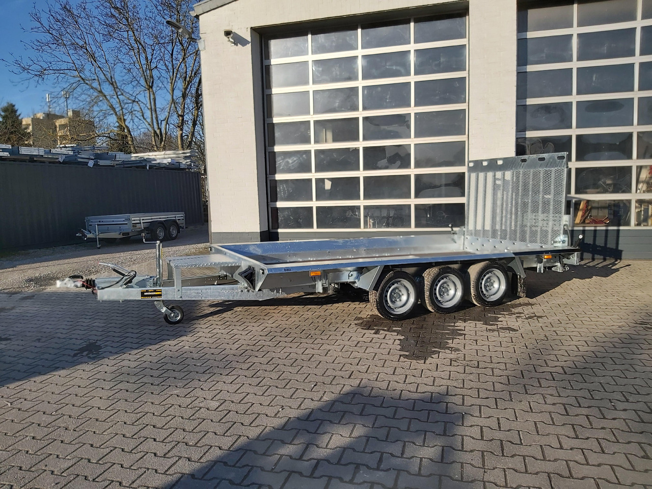 Martz Maschinentransporter BUILDER XL Bau-3 3500/3 400x180x30cm Auffahrklappe Tridem (XL) 3500kg - Τρέιλερ μεταφοράς μηχανημάτων: φωτογραφία 5 Martz Maschinentransporter BUILDER XL Bau-3 3500/3 400x180x30cm Auffahrklappe Tridem (XL) 3500kg - Τρέιλερ μεταφοράς μηχανημάτων: φωτογραφία 5