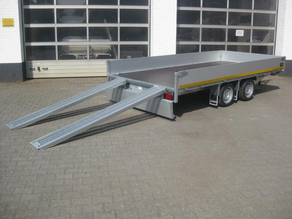 Multi Transporter 406x200x30cm Rampen Seilwinde 13" niedrig Fahrwerk (XL) 2700kg - Τρέιλερ πλατφόρμα/ Καρότσα: φωτογραφία 1 Multi Transporter 406x200x30cm Rampen Seilwinde 13" niedrig Fahrwerk (XL) 2700kg - Τρέιλερ πλατφόρμα/ Καρότσα: φωτογραφία 1
