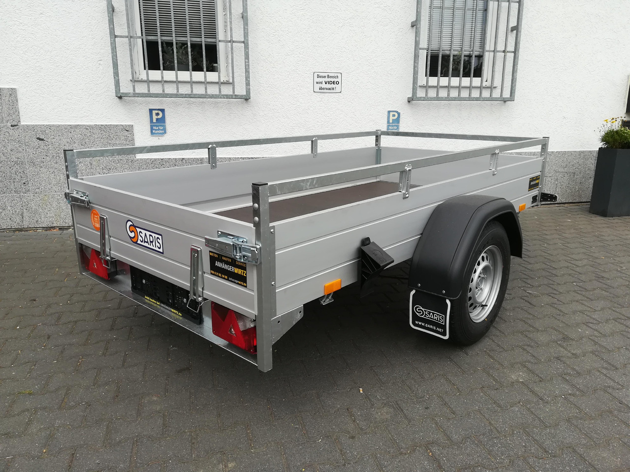 Ρυμούλκες αυτοκίνητο Saris Anhänger DV135 McAlu Pro MP 255x133x43cm (S) 1350kg Online Aktion Modell 2024: φωτογραφία 7