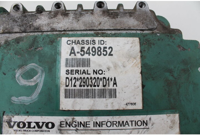 Volvo A-549852 - Ηλεκτρονική μονάδα ελέγχου: φωτογραφία 1 Volvo A-549852 - Ηλεκτρονική μονάδα ελέγχου: φωτογραφία 1
