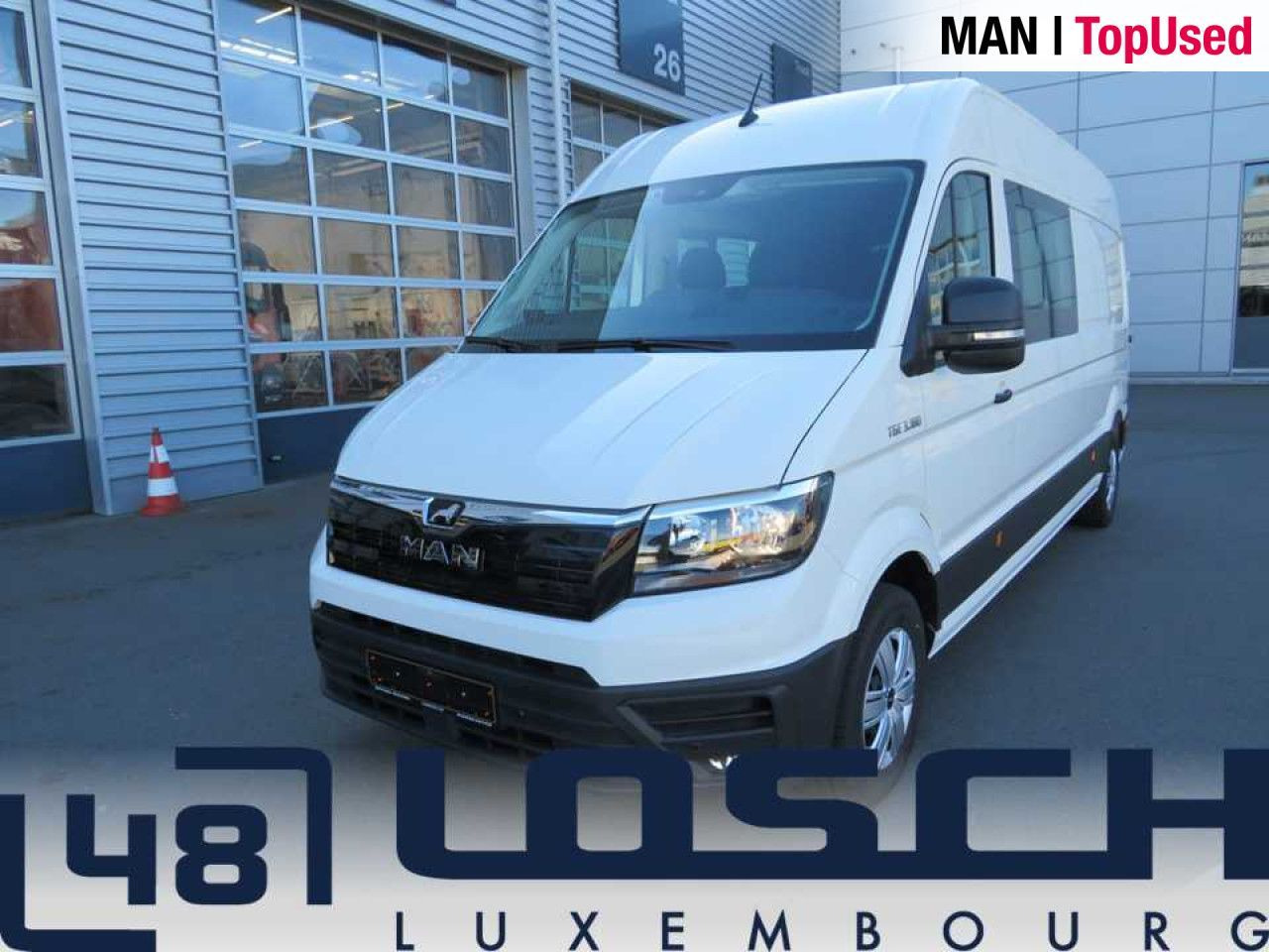 MAN TGE 3.180 4X2F L4H3 SB Doka Kasten Klima AHK ZV - Βαν, Διπλοκάμπινο ελαφρύ επαγγελματικό: φωτογραφία 1 MAN TGE 3.180 4X2F L4H3 SB Doka Kasten Klima AHK ZV - Βαν, Διπλοκάμπινο ελαφρύ επαγγελματικό: φωτογραφία 1