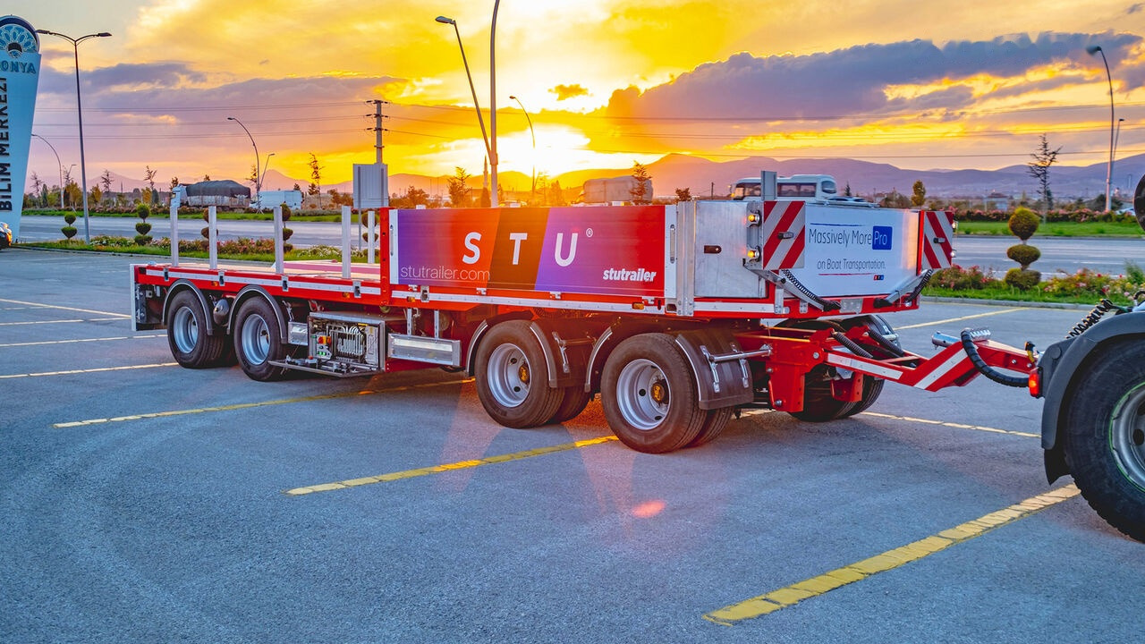STU 3 Axle Boat Trailer / 4 Axle Yacht Carrier Trailer - Τρέιλερ σκαφών: φωτογραφία 1 STU 3 Axle Boat Trailer / 4 Axle Yacht Carrier Trailer - Τρέιλερ σκαφών: φωτογραφία 1